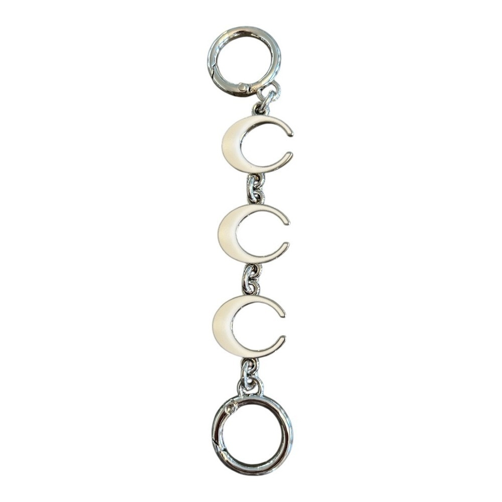 Purse chain extender for straps with white C’s. Unbranded NWT